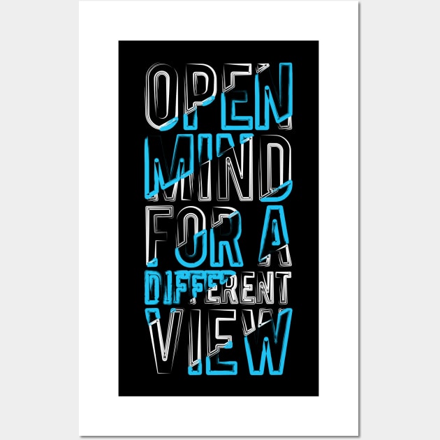 Open Mind For A Different View Wall Art by Mako Design 